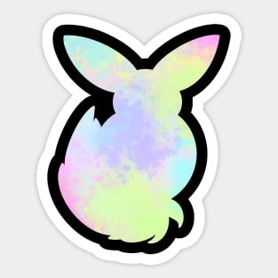 Cotton candy Fennec Fox Sticker